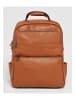 maison héritage PARIS Leder-Rucksack "Gio" in Camel - (B)30 x (H)38 x (T)15 cm