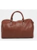 maison héritage PARIS Leder-Weekender "Week" in Braun - (B)52 x (H)34 x (T)18 cm