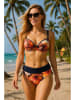 Aquarilla Bikini w kolorze pomarańczowo-granatowym