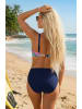 Aquarilla Bikini w kolorze granatowym ze wzorem