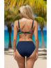 Aquarilla Bikini w kolorze granatowym ze wzorem