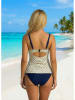 Aquarilla Tankini in Beige/ Dunkelblau