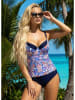 Aquarilla Tankini in Dunkelblau/ Bunt