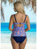 Aquarilla Tankini in Dunkelblau/ Bunt