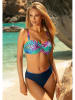 Aquarilla Bikini "Bianca" w kolorze granatowo-turkusowym