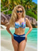 Verano Bikini w kolorze granatowym ze wzorem