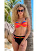 Verano Bikini w kolorze czarno-pomarańczowym