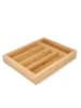 Homla Besteckkasten "Bambou" in Hellbraun - (L)37 x (B)31 cm