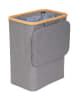Homla Wäschekorb "Nellie" in Grau - (B)45 x (H)55 x (T)30 cm