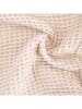 Homla Badhanddoek "Vaffel" beige - (L)130 x (B)70 cm