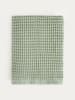 Homla Ręcznik prysznicowy "Vaffel" w kolorze zielonym - 130 x 70 cm