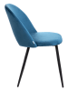 Homla Krzesło "Tercio" w kolorze granatowym - 47 x 77 x 55 cm