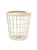 Homla Beistelltisch "Scandi" in Gold - (H)40 x Ø 40 cm 