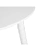 Homla Couchtisch "Resle" in Weiß - (H)50 x Ø 50 cm 