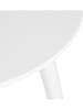 Homla Ława "Cast" w kolorze białym - wys. 40 x Ø 40 cm