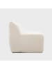 Homla Fotel "Svela" w kolorze beżowym - 80 x 62 x 59,5 cm