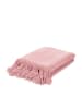 Homla Wohndecke "Chenille" in Rosa - (L)170 x (B)130 cm