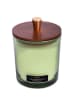 Homla Duftkerze "Woody Blend" in Grün - 380 g