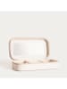 Homla Schmuckkästchen "Rinas" in Creme - (B)20,5 x (H)6 x (T)10,5 cm