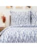 Homla Beddengoedset "B2 Janis Essenstials" wit/blauw