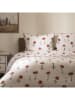Homla Beddengoedset "Meadow Flowers" wit/rood