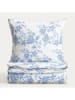 Homla Beddengoedset "Taleia" wit/blauw