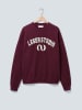 LeGer Sweatshirt "Isabelle" in Bordeaux