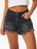 Rip Curl Jeans-Shorts in Schwarz