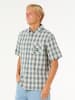 Rip Curl Hemd "Raw Energy" - Regular fit - in Blau/ Beige