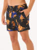 Rip Curl Badeshorts "Fun Times Volley" in Schwarz/ Orange