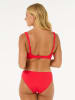 Rip Curl Biustonosz bikini "Premium Surf" w kolorze czerwonym