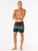 Rip Curl Szorty kąpielowe "Mirage Retro Mumma" w kolorze czarnym ze wzorem