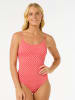 Rip Curl Badeanzug "Shell Cove" in Rot/ Bunt