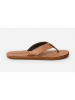 Rip Curl Leder-Zehentrenner "Revival" in Hellbraun