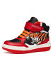 Geox Sneakers "Buzzerlight" zwart/rood