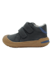 lamino Leren sneakers donkerblauw