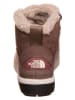 The North Face Leren winterboots lichtbruin