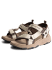 TRAVELIN' Skórzane sandały trekkingowe "Angvik" w kolorze kremowo-brązowym