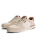 TRAVELIN' Leren sneakers "Bromley" beige