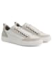 TRAVELIN' Leren sneakers "Croft" wit/beige