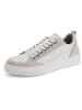 TRAVELIN' Leren sneakers "Croft" wit/beige