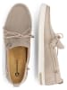 TRAVELIN' Leren mocassins "Falmouth" beige