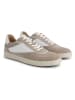 TRAVELIN' Leren sneakers "Falnes" beige