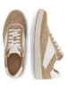 TRAVELIN' Leren sneakers "Falnes" lichtbruin