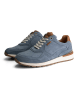 TRAVELIN' Leren sneakers "Newberry" blauw