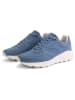 TRAVELIN' Leren sneakers "Raunds" blauw