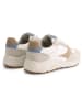 TRAVELIN' Leren sneakers "Rayleigh" wit/beige