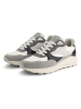 TRAVELIN' Leder-Sneakers "Riber" in Grau/ Weiß