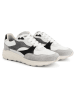 TRAVELIN' Leren sneakers "Royston" wit/grijs