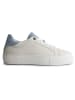 TRAVELIN' Leren sneakers "Santec" crème/lichtblauw